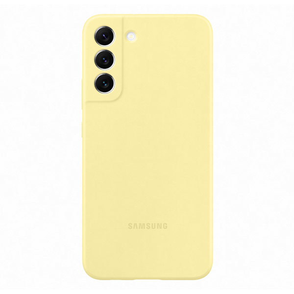 Puzdro Silicone Cover pre Samsung Galaxy S22 Plus, yellow