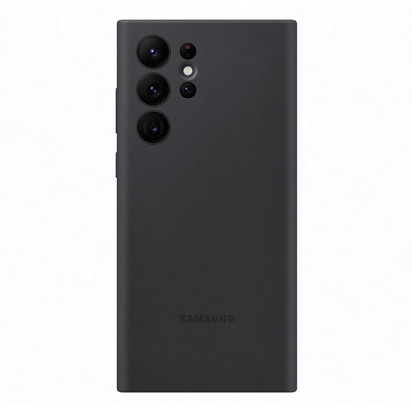 Puzdro Silicone Cover pre Samsung Galaxy S22 Ultra, black