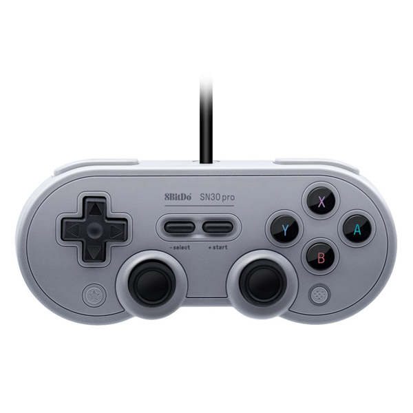 8BitDo SN30 Pro USB Gamepad, šedý