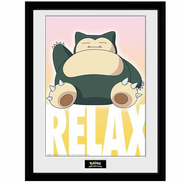 Zarámovaný plagát Snorlax (Pokémon) PFC2258