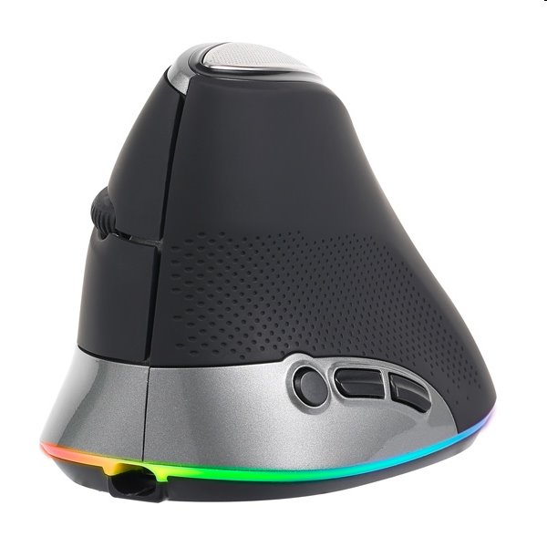Marvo Myš M708W, 2400DPI, 2.4 [GHz], optická, 7tl., bezdrôtová, čierna, vstavaná batéria, podsvietená, ergonomická, ver