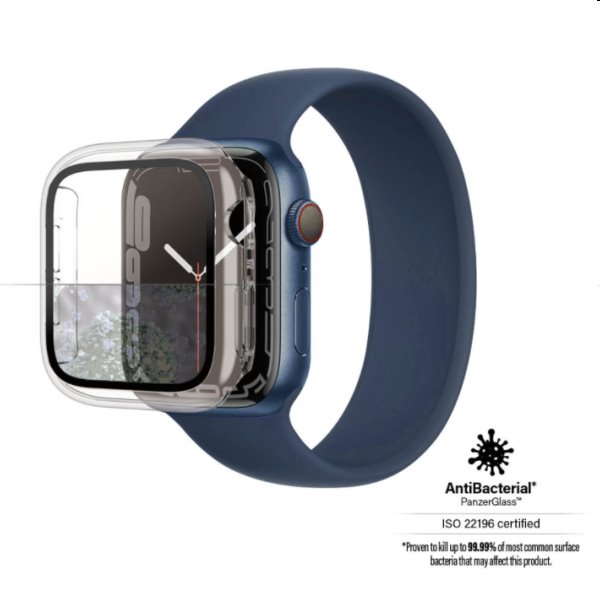 Ochranné temperované sklo PanzerGlass pre Apple Watch 7 44 mm, black