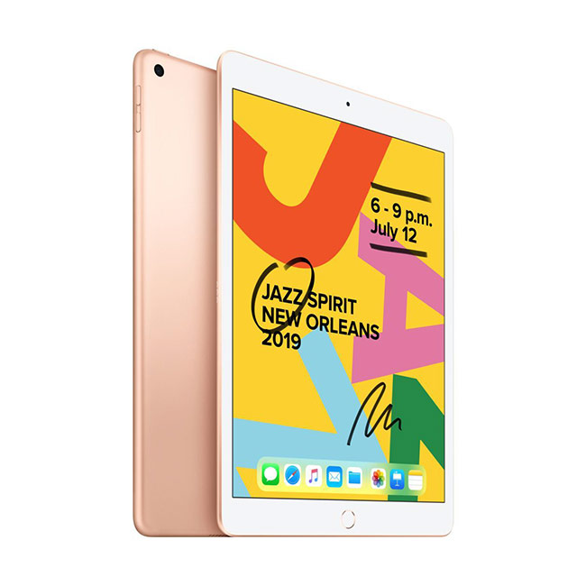 Apple iPad (2019), Wi-Fi, 32GB, zlatá, Trieda B - použité, záruka 12 mesiacov