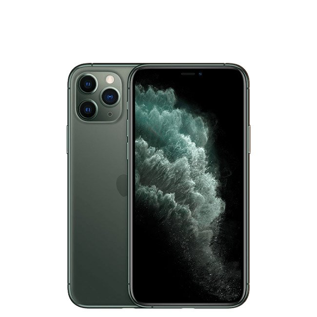 Apple iPhone 11 Pro, 64GB, polnočná zelená, Trieda C - Nefunguje face ID - použité, záruka 12 mesiacov
