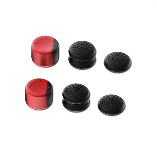 iPega P5006 PlayStation 5 controller cap set, black/red