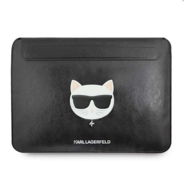 Karl Lagerfeld Choupette Head Embossed Computer Sleeve 16", black