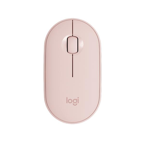 Myš Logitech M350 Pebble Wireless Mouse, ružová