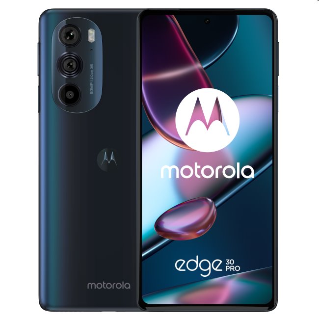 Motorola Edge 30 Pro, 12/256GB, Cosmos Blue, Trieda B - použité, záruka 12 mesiacov