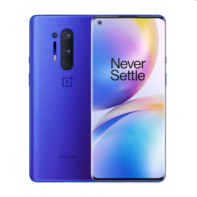 OnePlus 8 Pro, 12/256GB, Ultramarine Blue, Trieda B - použité, záruka 12 mesiacov