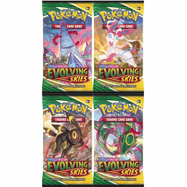 Kartová hra Pokémon TCG Sword & Shield 7 Evolving Skies Booster (Pokémon)