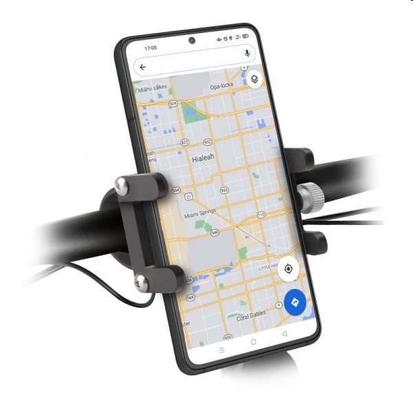 SBS Hliníkový držiak mobilného telefónu na bicykle alebo skútre - OPENBOX (Rozbalený tovar s plnou zárukou)