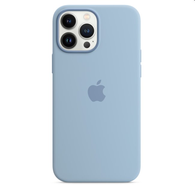 Apple iPhone 13 Pro Max Silicone Case with MagSafe, blue fog MN693ZMA