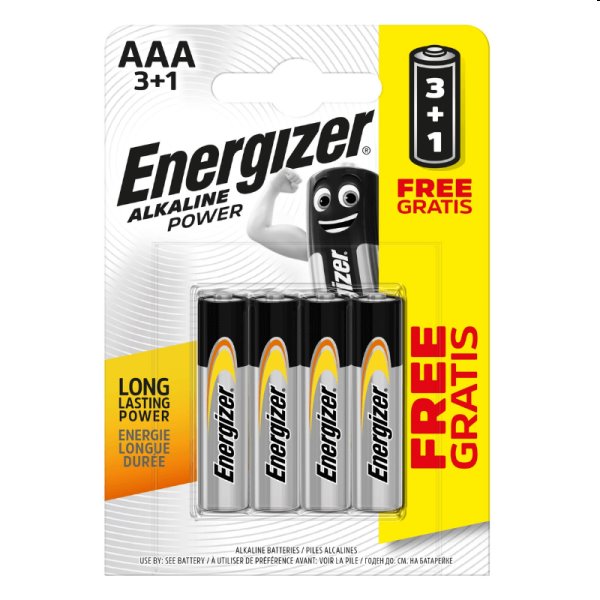 Energizer Alkaline Power AA/4 3+1