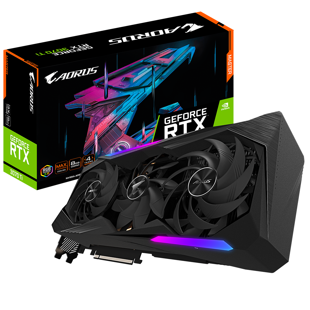 Gigabyte AORUS GeForce RTX 3070 Ti MASTER 8G