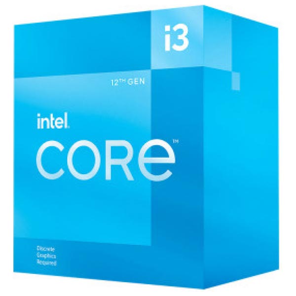 INTEL Core i3-12100F (3,3Ghz / 12MB / Soc1700 / no VGA) Box