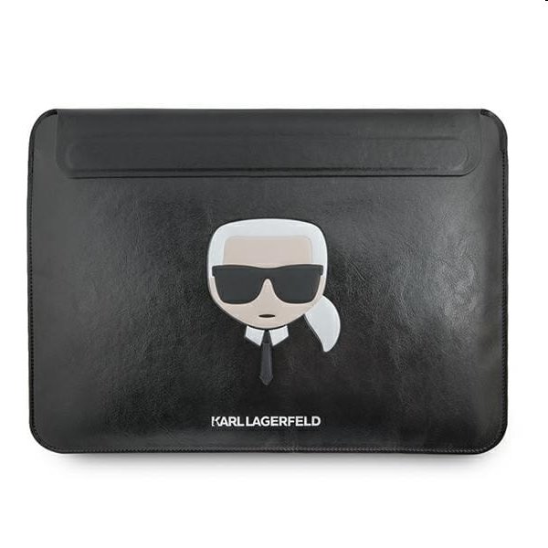 Karl Lagerfeld Head Embossed Computer Sleeve 16", čierne