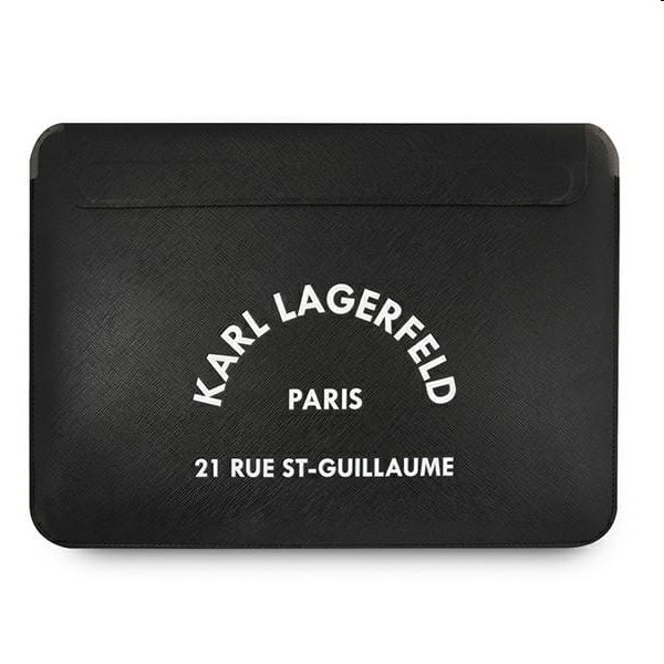 Karl Lagerfeld Saffiano RSG Embossed Computer Sleeve 13/14", čierne