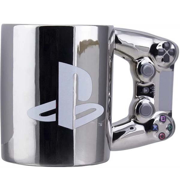 Šálka Playstation Controller Silver DS4 (PlayStation)