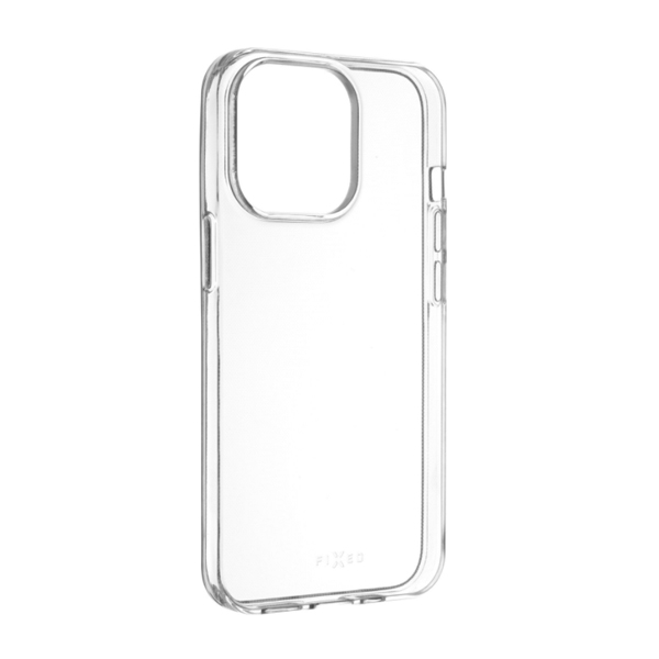 Gélový zadný kryt FIXED TPU Slim AntiUV pre Apple iPhone 13 Mini, číra