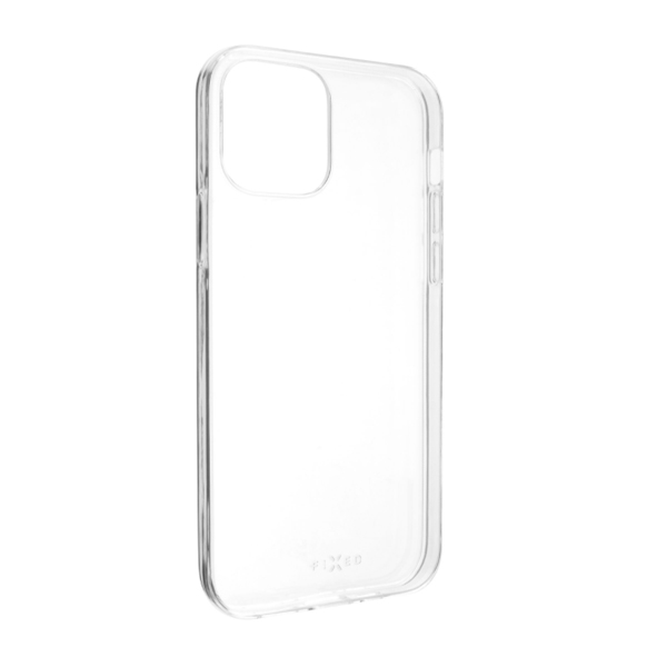 FIXED TPU Skin Ultratenké gélové puzdro pre Apple iPhone 12/12 Pro, 0,6 mm, číre