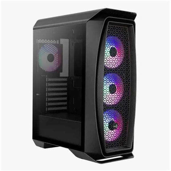 Aerocool MLG Aero One Frost BG, skrinka ATX, RGB LED ventilátor, čierna, bez zdroja Aero One Frost-G-BK-v1