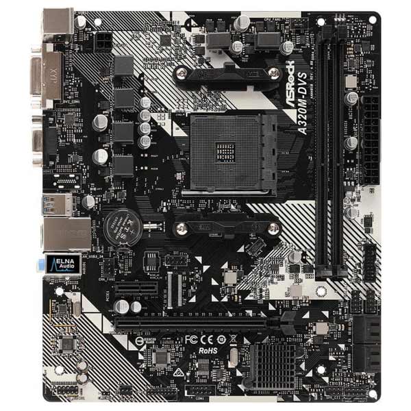 Asrock A320M-DVS R4.0, AMD AM4, 2xDDR4, bez VGA, M.2, Micro ATX Asrock A320M-DVS R4.0, AMD AM4, 2xDDR4, bez VGA, M.2, Micro ATX