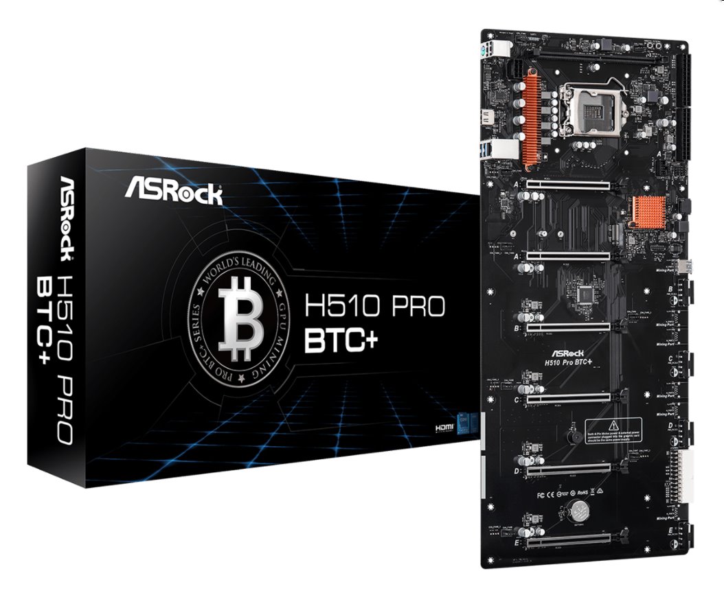 E-shop ASRock H510 Pro BTC+ Základná doska, LGA1200, DDR4, HDMI H510 Pro BTC+