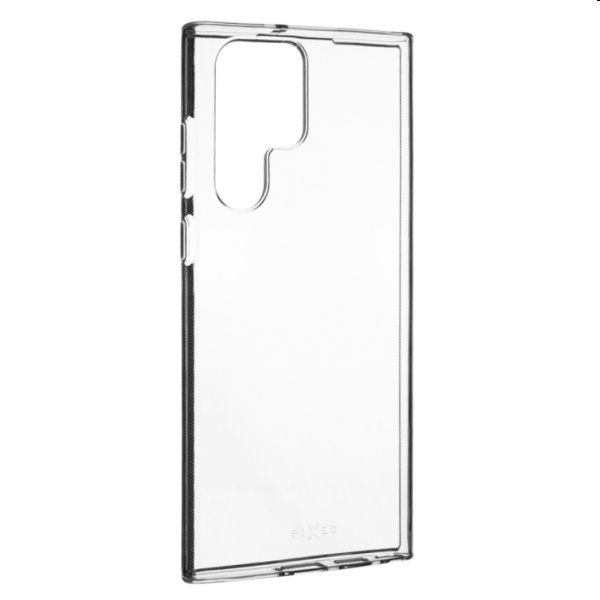 FIXED TPU Gélové puzdro Slim AntiUV pre Samsung Galaxy S22 Ultra 5G, transparentné