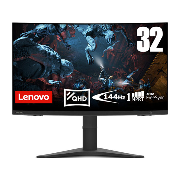Herný monitor Lenovo G32qc-10 31,5.", čierny