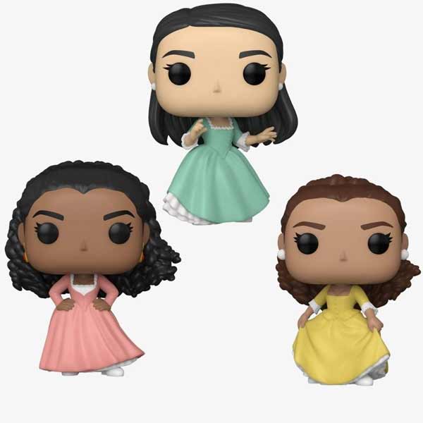 POP! 3 Pack Broadway: Hamilton Angelica, Eliza and Peggy (Special Edition)