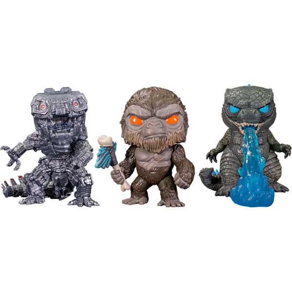 POP! Movies: 3 Pack (Godzilla Vs Kong) Special Edition