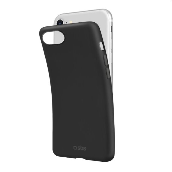 Zadný kryt SBS Sensity pre Apple iPhone SE 2022/SE 2020/8/7, čierna