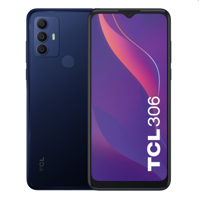 TCL 306, 3/32GB, atlantic blue