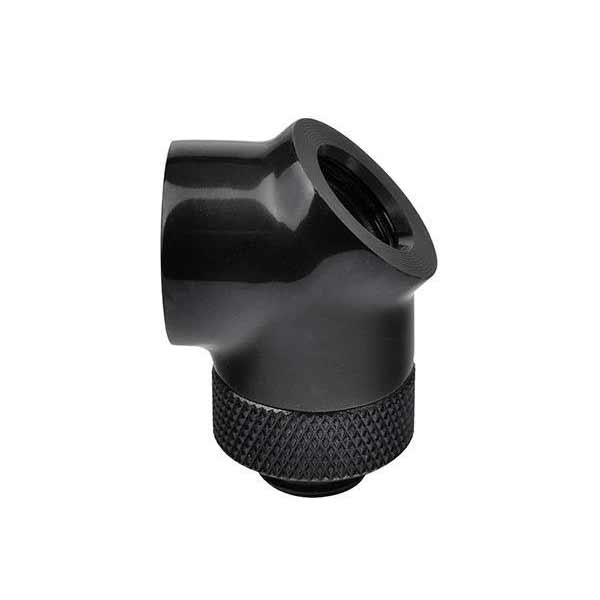 Thermaltake Fitting Pacific G14 45 & 90 Degree Adapter - Black CL-W053-CU00BL-A