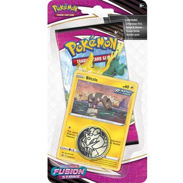 Kartová hra Pokémon TCG Sword & Shield 8 Fusion Strike Checklane Blister Blitzle (Pokémon)