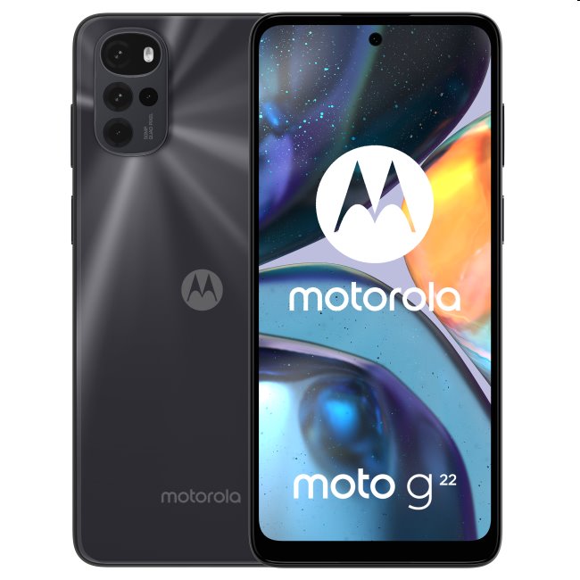 Motorola Moto G22, 464GB, cosmic black PATW0005PL