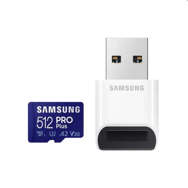 Samsung PRO Plus Micro SDXC 512GB + USB adaptér MB-MD512KBWW