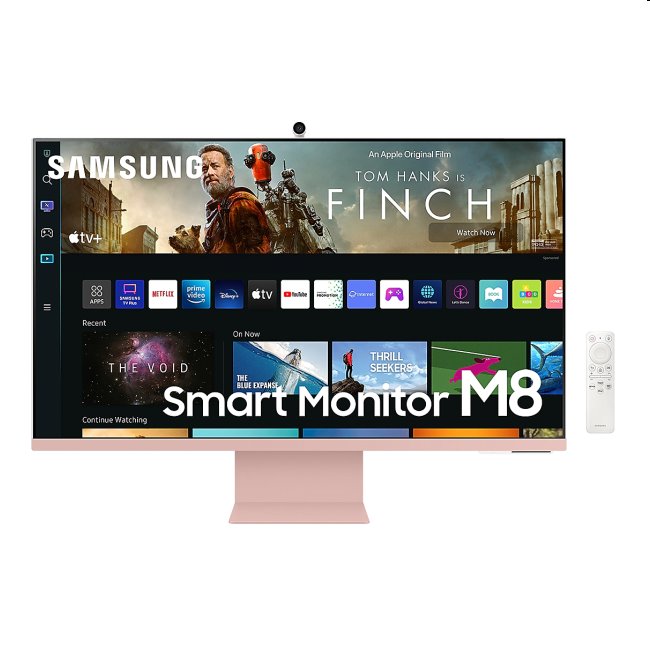 Samsung Smart Monitor M8, 32" UHD, sunset pink LS32BM80PUUXEN