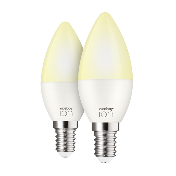 Set LED smart žiaroviek Niceboy ION SmartBulb Ambient E14 Set (2 ks)