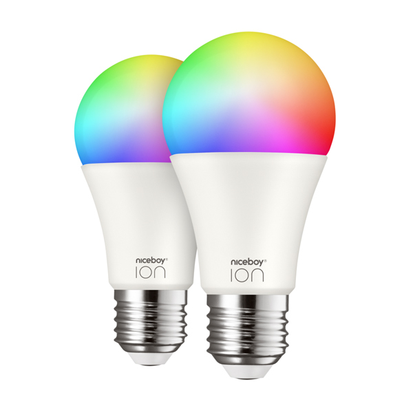 Niceboy ION SmartBulb RGB E27, 9W, 2ks (SC-E27-set)