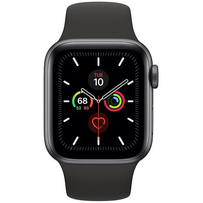 Apple Watch Series 5 GPS, 40mm Space Grey, Trieda C - použité, záruka 12 mesiacov