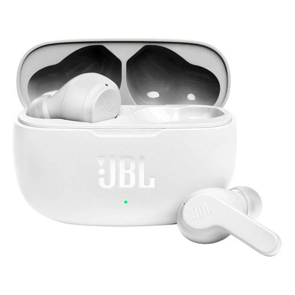 Bezdrôtové slúchadlá JBL Wave 200TWS, biele