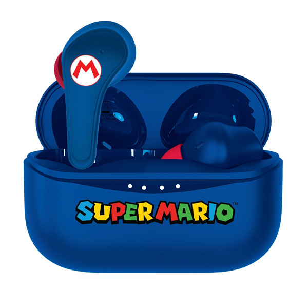 Detské bezdrôtové slúchadlá OTL Technologies Super Mario, modré