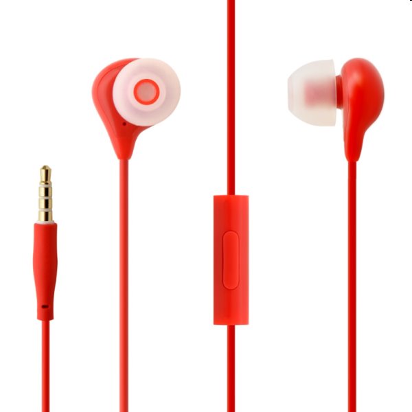 FIXED Earbuds EGG1 Slúchadlá, červené