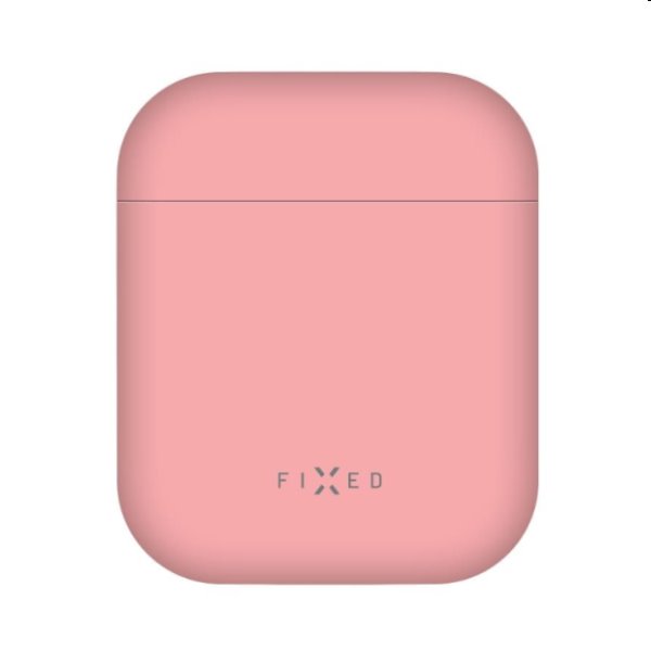 FIXED Silky Silikónové púzdro pre Apple AirPods 1/2, ružové