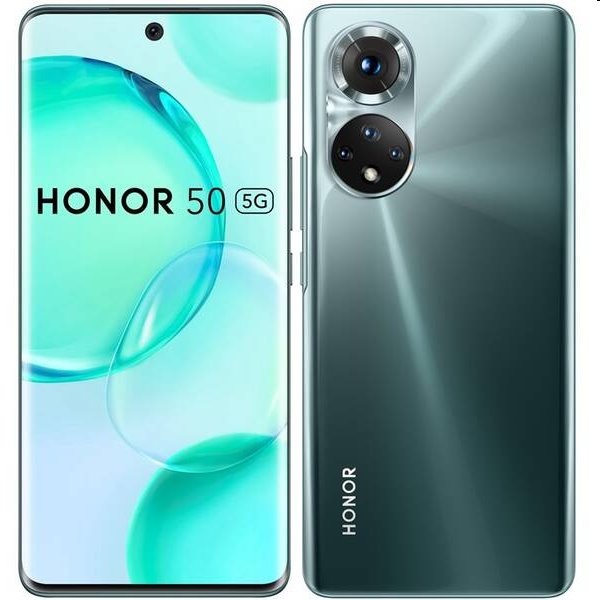Honor 50, 6/128GB, green, Trieda A - použité, záruka 12 mesiacov Honor 50, 6/128GB, green, Trieda A - použité, záruka 12 mesiacov