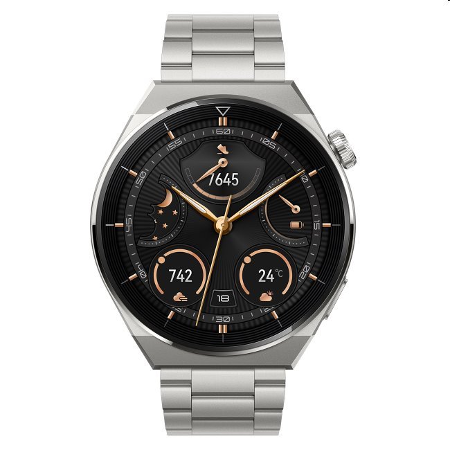 Huawei Watch GT3 Pro 46mm, Titanium Gray, Trieda C - použité, záruka 12 mesiacov