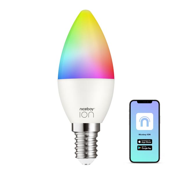 E-shop Niceboy ION SmartBulb RGB E14 6W SC-E14