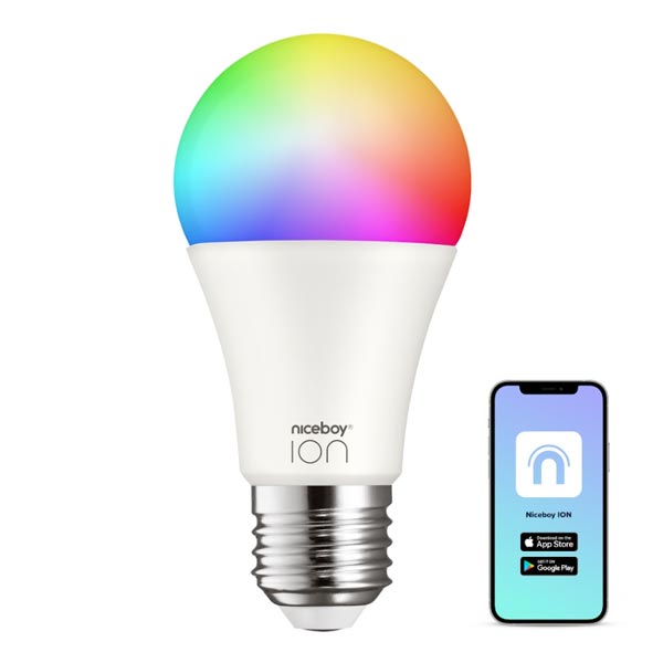 Niceboy ION SmartBulb RGB E27 9W SC-E27