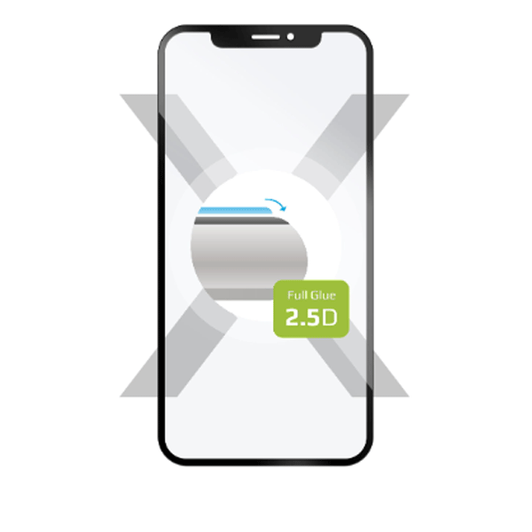 FIXED Full-Cover ochranné tvrdené sklo pre Samsung Galaxy S22 5G, S23, čierna FIXGFAF-838-BK